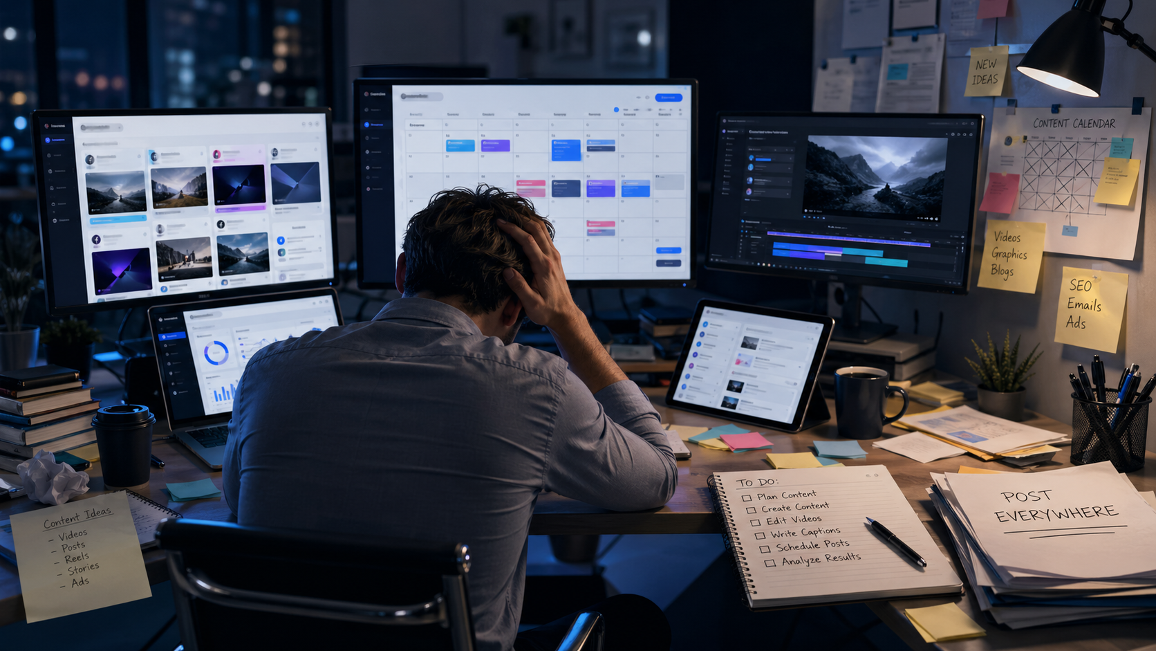 AI assistant welcoming new user and guiding setup with chatbot panel